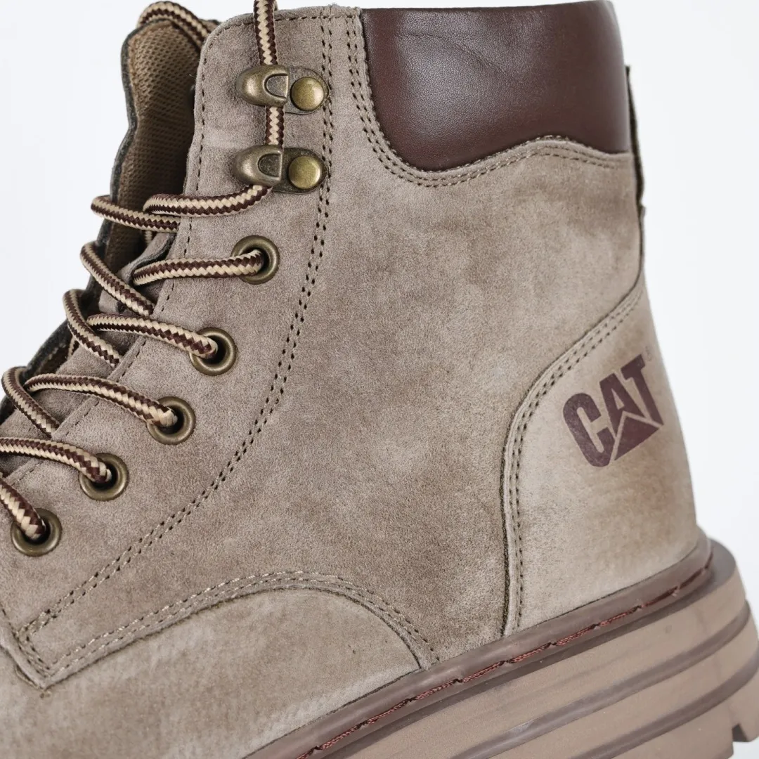 Copywriting price 💰620 Core recommendation Good price CAT Carter tough guy bulldozer brand classic versatile outdoor casual rhubarb boots series Guangdong factory quality 25ss autumn and winter new style Perennial fashion trend matching The fabric is imported from Italy frosted cowhide All shoes are made of genuine cowhide materials from outsole to hardware are made from OEM raw materials Good products do not kill pigs First order quality is strictly controlled Full set of official website unified packaging Special for cold protection and outdoor use this winter Daily casual matching, a must-have for stylish men. Size: 38 39 40 41 42 43 44 (one size larger)